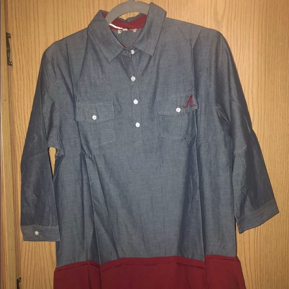 Alabama Crimson Tide Women’s Blouse Shirt Medium